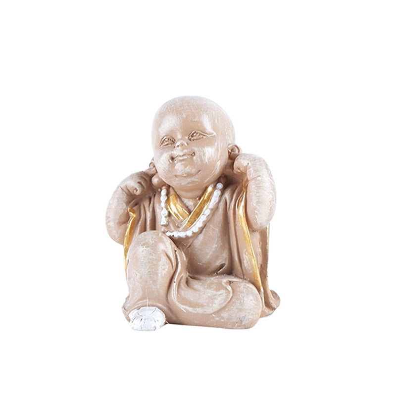 Rosalie Premium Fengshui Monk Figurine | Set Of 3 Default Title