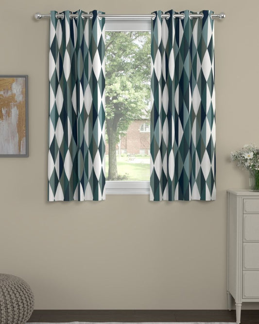 Veon Polyester Curtains | Set Of 2 | Window, Door, Long Door | 5ft, 7ft, 9ft 5ft