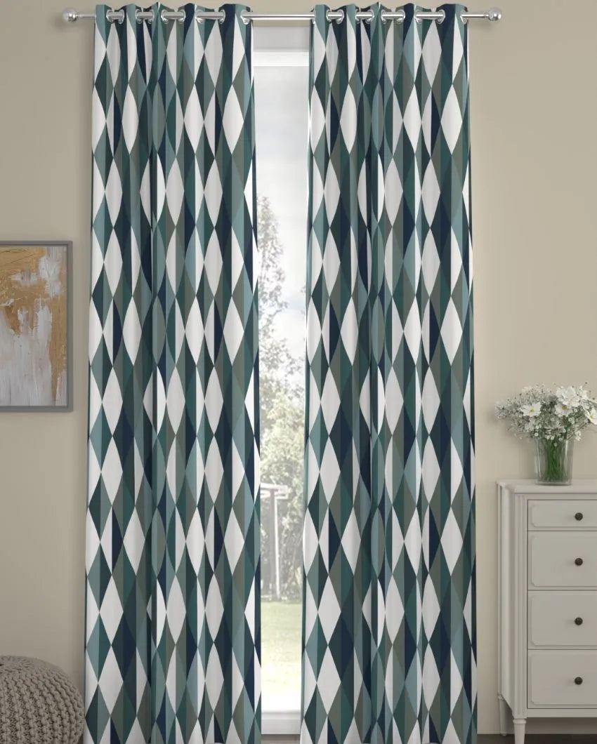 Veon Polyester Curtains | Set Of 2 | Window, Door, Long Door | 5ft, 7ft, 9ft 7ft