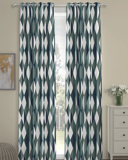 Veon Polyester Curtains | Set Of 2 | Window, Door, Long Door | 5ft, 7ft, 9ft 9ft