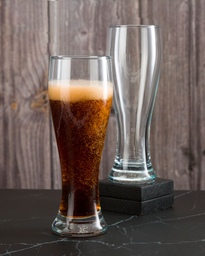 Versatile Pilsner Water and Juice Glasses | Set of 2 | 3 x 9 inches | 620ml