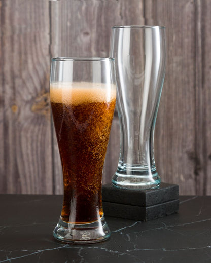 Versatile Pilsner Water and Juice Glasses | Set of 2 | 3 x 9 inches | 620ml