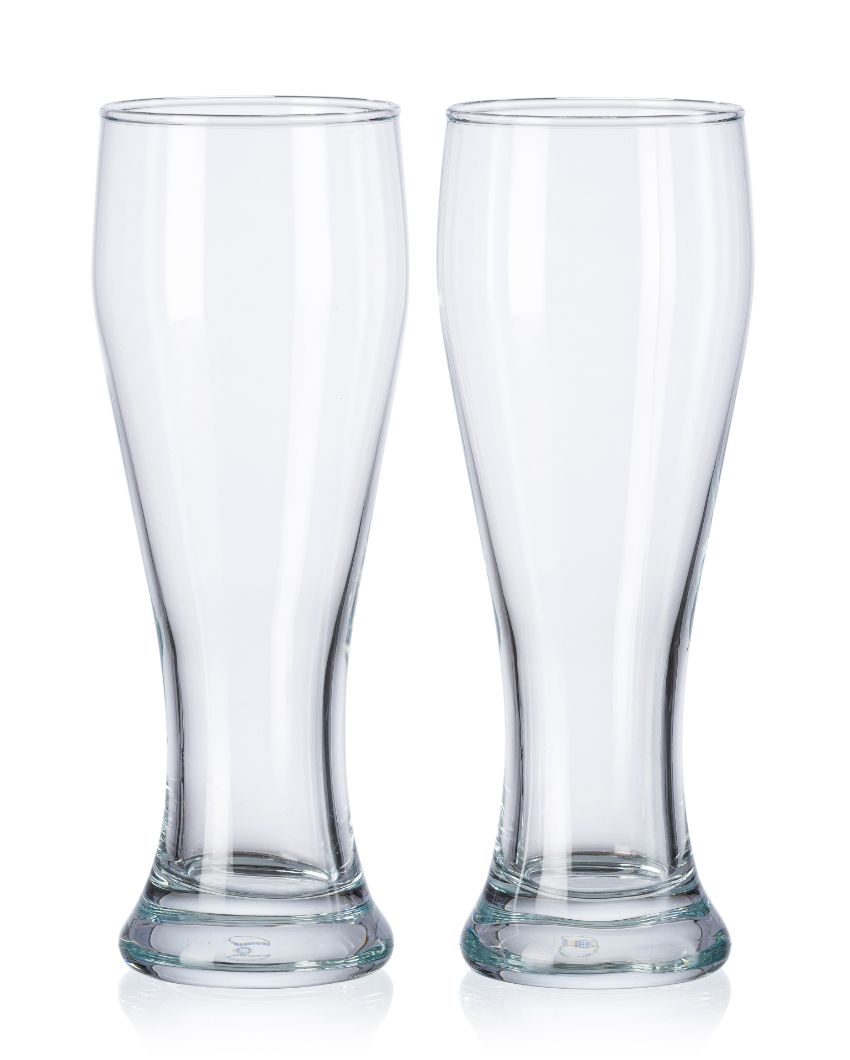 Versatile Pilsner Water and Juice Glasses | Set of 2 | 3 x 9 inches | 620ml