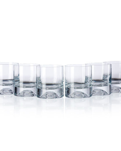 Holiday Whisky Glasses | Set of 6 | 3 x 3 inches | 205ml