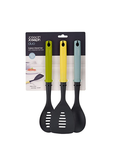 Elegant Design Multicolor Shade Nylon Utensil Set | Pack of 3