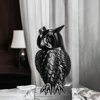 Owl Resin Statue