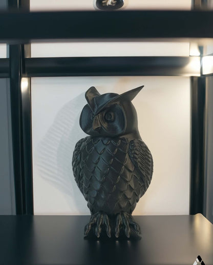 Owl Resin Statue