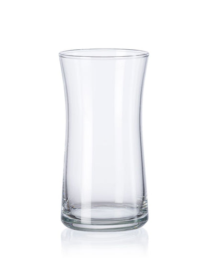 Heybeli Long Drink Water Juice Glasses | Set of 6 | 3 x 5 inches | 345ml