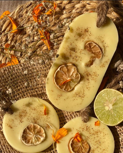 Calming & Natural Lime Air Freshener Lavender Scented Sachet | Pack of 4