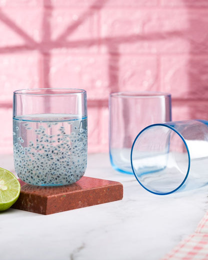 Stylish Water & Juice Glasses | Set of 6 | 3 x 4 inches | 280ml