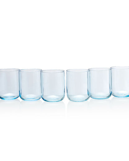 Stylish Water & Juice Glasses | Set of 6 | 3 x 4 inches | 280ml