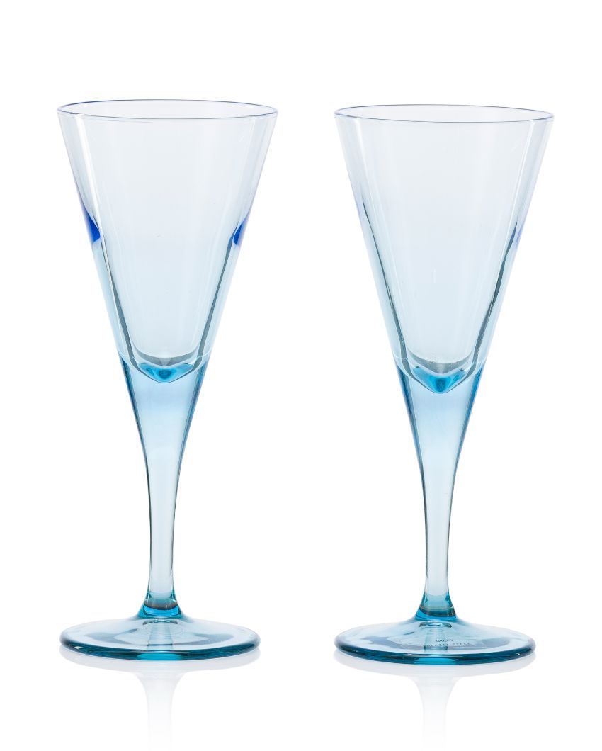 V-Line Cocktail Stem Glasses | Set of 2 | 3 x 8 inches | 200ml