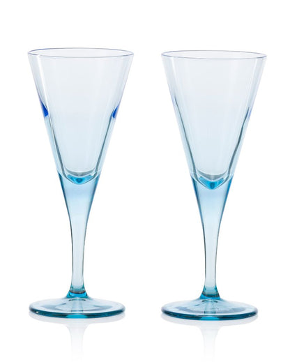 V-Line Cocktail Stem Glasses | Set of 2 | 3 x 8 inches | 200ml