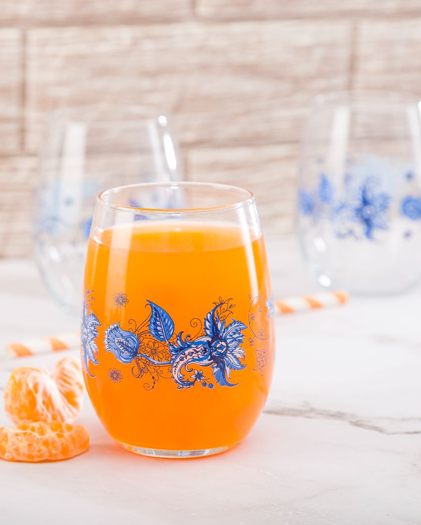 Diana Water Juice Glasses | Set of 6 | 3 x 4 inches | 350ml