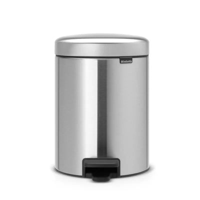 NewIcon Pedal Bin | 5000 ml Matt Steel