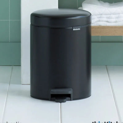 NewIcon Pedal Bin | 5000 ml Matt Black