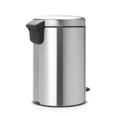 Silver Matt Steel NewIcon Pedal Bin 12000 ml