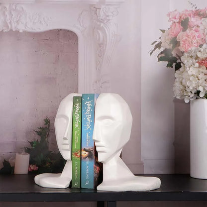 Artful Face Design Book Rest A Stylish Literary Companion White