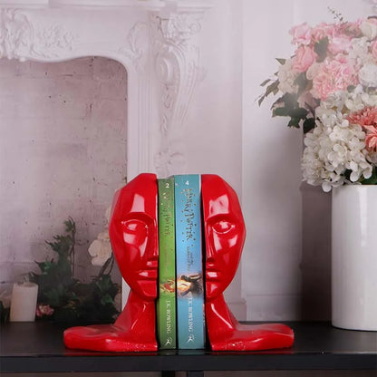 Artful Face Design Book Rest A Stylish Literary Companion Red