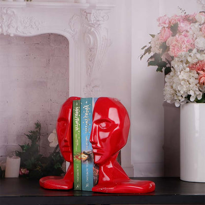 Artful Face Design Book Rest A Stylish Literary Companion Red