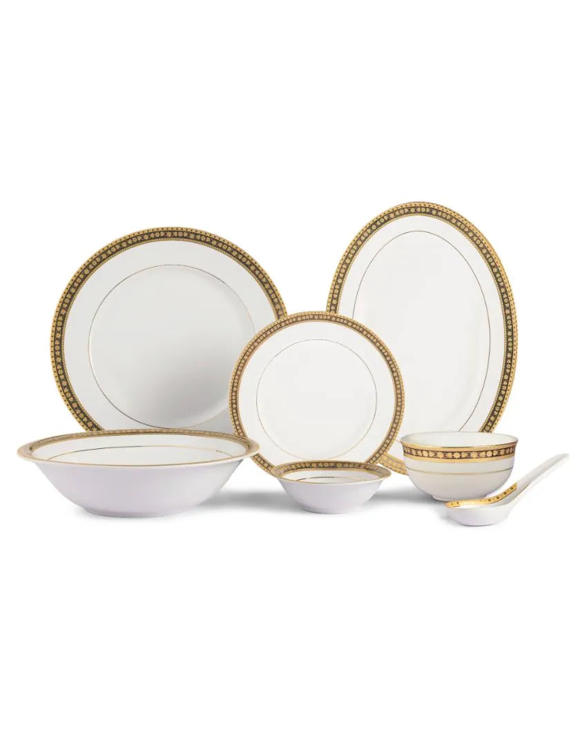 Gold Porcelain Dinner Set