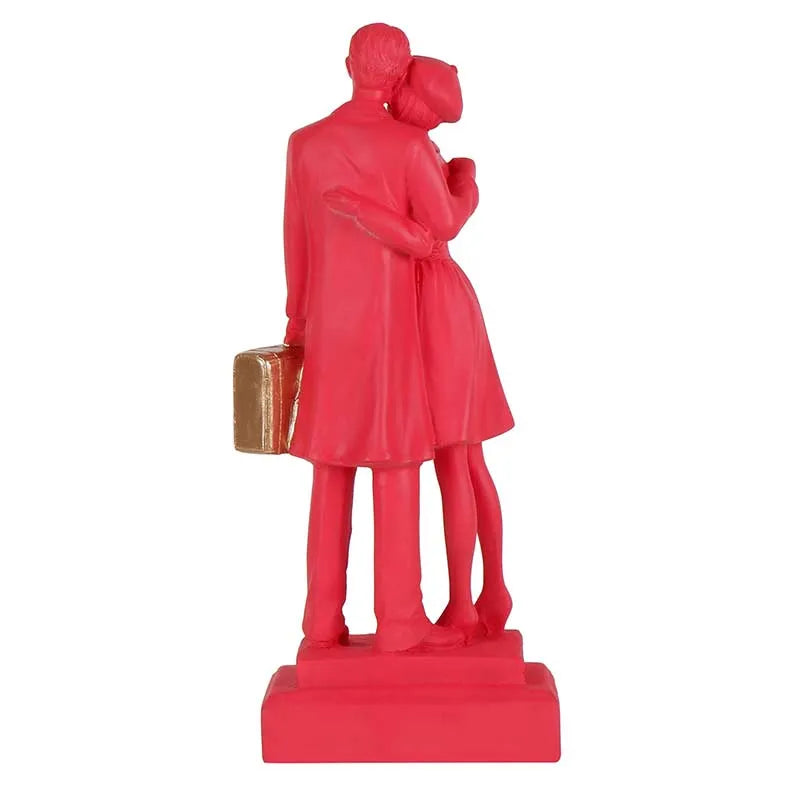 Crimson Radiance Couple Showpiece Pink