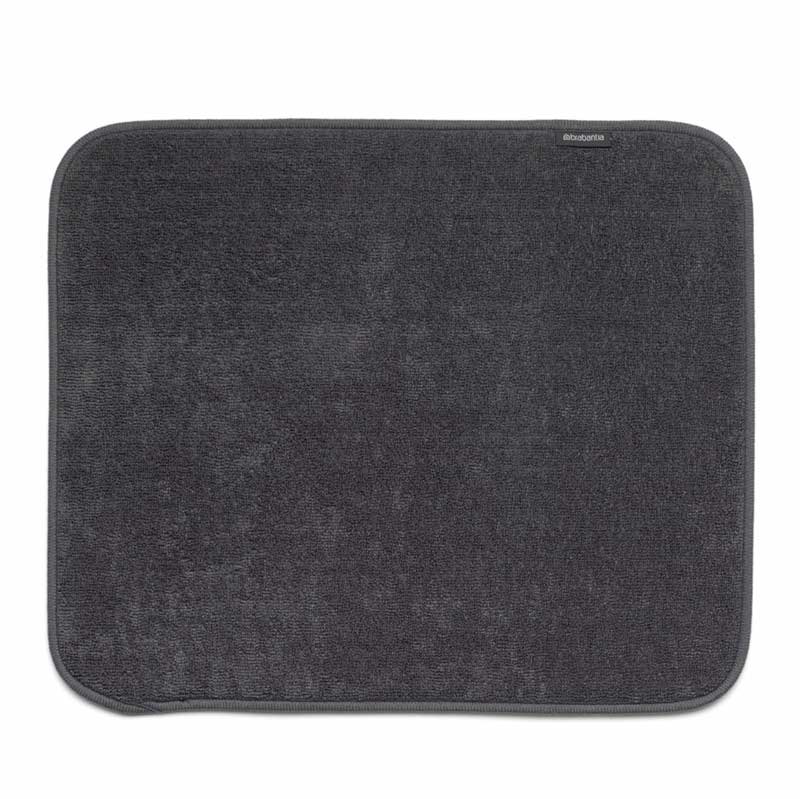 Dark Grey Microfibre Dish Drying Mat Default Title