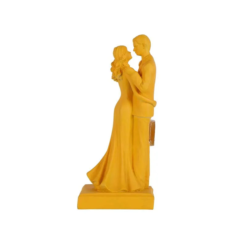 Crimson Radiance Couple Showpiece Yellow