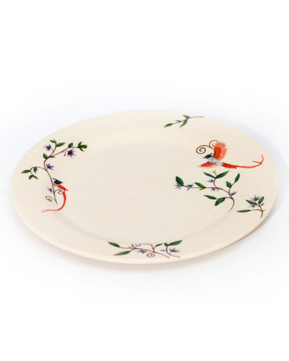 Paradise Design Non Toxic Eco Friendly Bamboo Dinner Plates | 11 inches