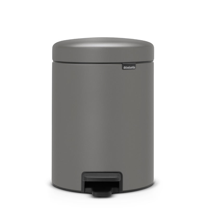 NewIcon Stylish Pedal Bin | 5000 ml Grey