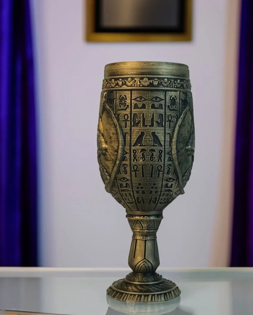 Egyptian Pharaoh PLA Wine Glass Tabletop Item