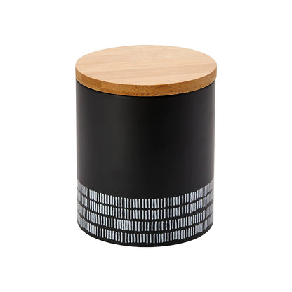 Monochrome Storage Small Canister | Multiple Colors Black