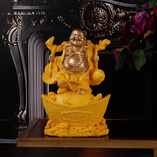 Gilded Art  Showpeice Laughing Buddha