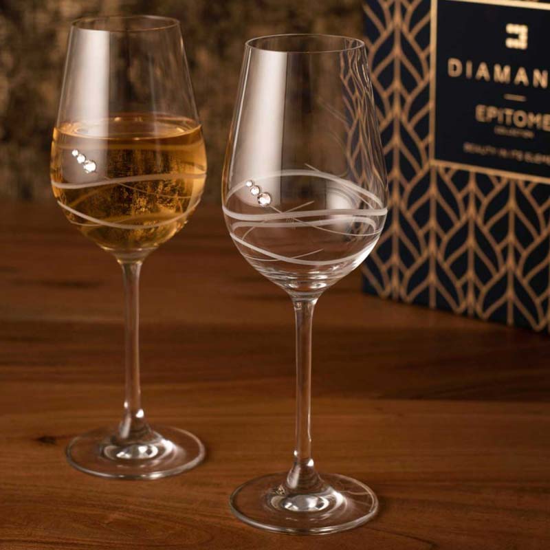 Venezia White Wine Glasses | Set of 2 | 350ml Default Title