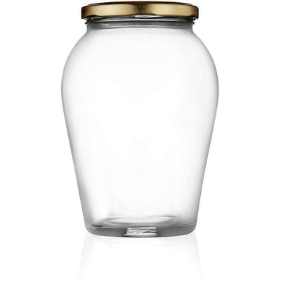 Somil Clear Versatile Glass Storage Jar for Kitchen and Pantry | 1000 ML | 5 x 5 inches