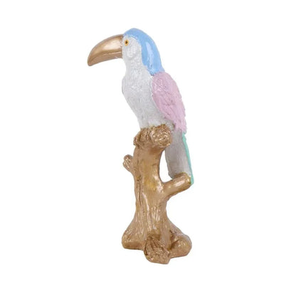 Claude Premimum Bird Figurine White