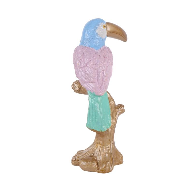 Claude Premimum Bird Figurine White