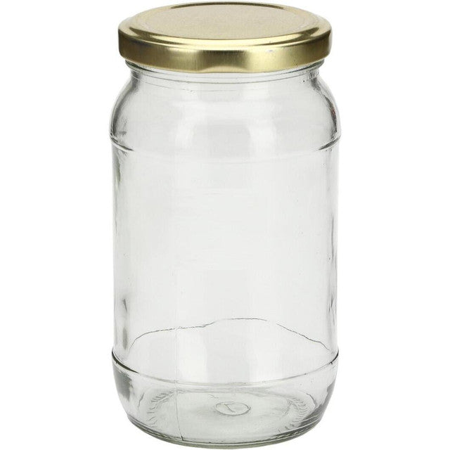 Small Somil Clear Glass Jar for Kitchen Storage and Organization | 400 ML | 3 x 3 inches