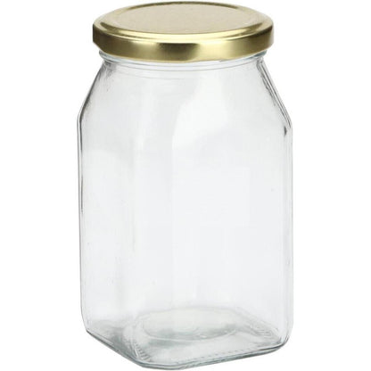 Sleek Clear Glass Storage Jar for Kitchen Organization | 400 ML | 3 x 3 inches