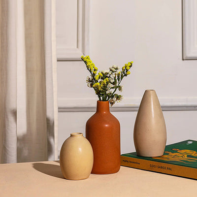 Harmonious Family Ceramic Vases | Set of 3