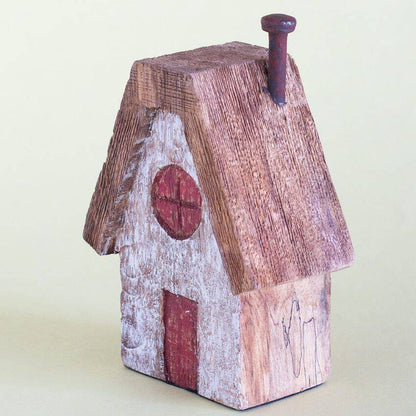 Tiny Homes Wooden Multicolor Paperweight Showpiece | 11 x 2 x 10 inches