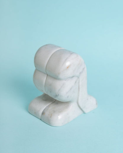 Bella Marble Stone Bookends | Set of 2 | 4 x 2 x 5 inches