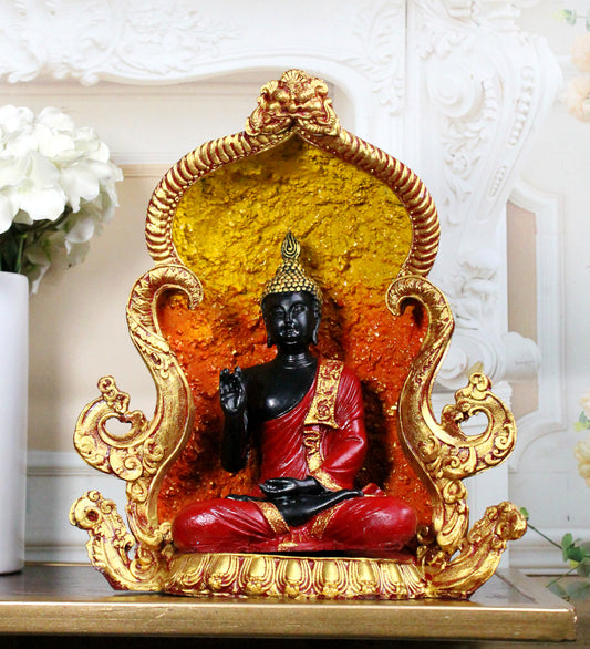 Buddha Statue in Poly Resin Temple