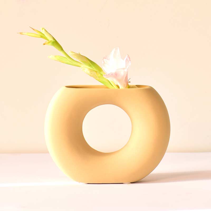 Donut Vase Yellow