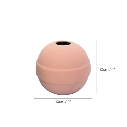 Round Vases | Set Of 2 Pink