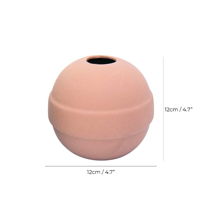 Round Vases | Set Of 2 Pink