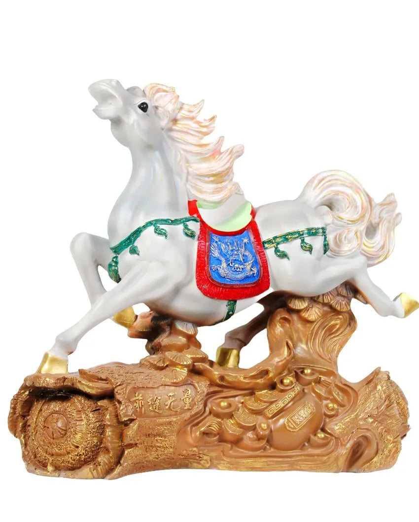 Feng Shui Prosperity Poly Resin Horse