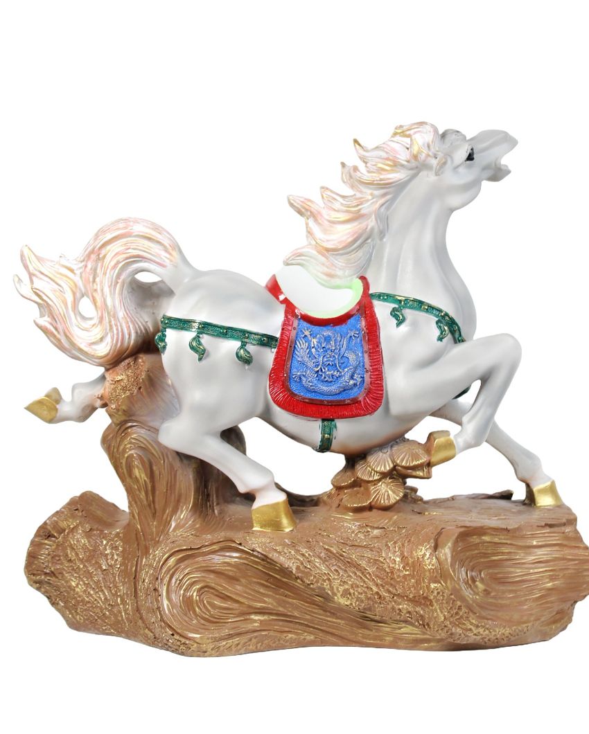 Feng Shui Prosperity Poly Resin Horse