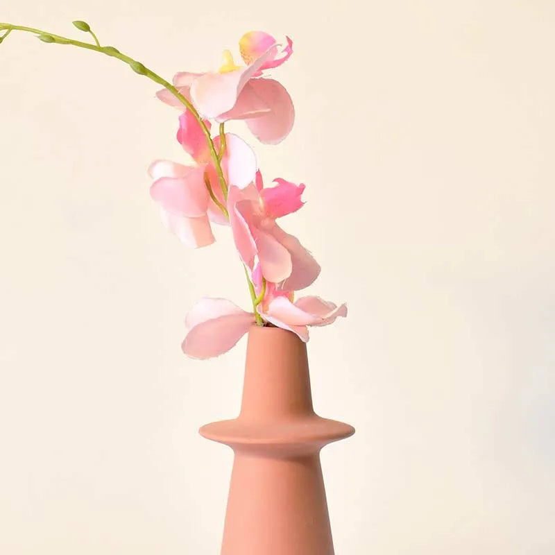 Saturn Ring Neck Vase Pink