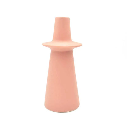 Saturn Ring Neck Vase Pink